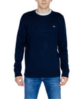 Tommy Hilfiger Jeans Logo 100% Organic Cotton Sweater - blue