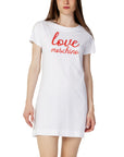 Love Moschino Scripted Logo Pure Cotton Tee Dress