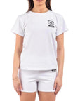 Moschino Logo Cotton-Blend Sleepwear & Loungewear T-Shirt - white