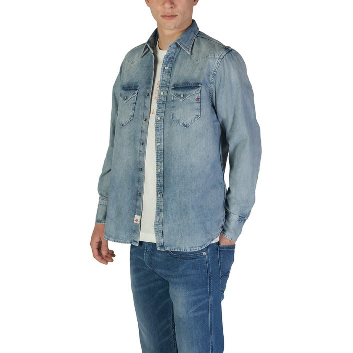 Replay Minimalist Denim Shirt