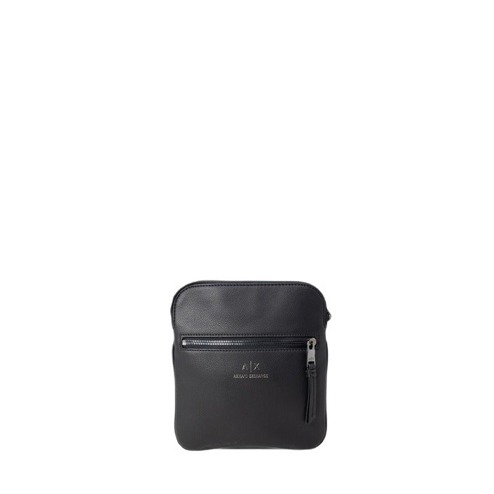 Armani Exchange Logo Slim Black Crossbody Bag