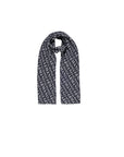 Armani Exchange Logo Monogram Wool Blend Scarf