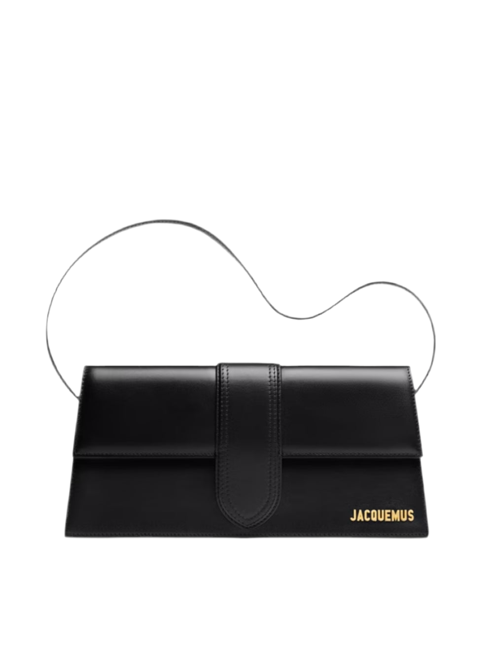 Jacquemus Black Leather Le Bambino Long