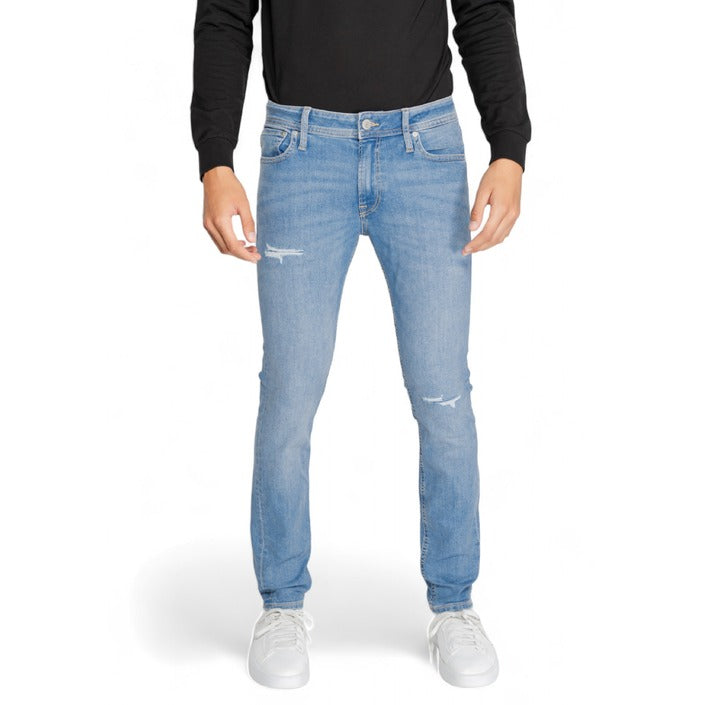 Jack & Jones Distressed & Ripped Light Wash Jeans