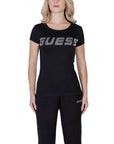 Guess Logo Cotton-Rich Crewneck T-Shirt