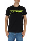 Plein Sport Logo Cotton Crewneck T-Shirt