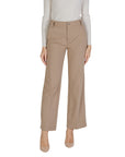 Street One Minimalist Wide Leg Boot Cut Suit Pants