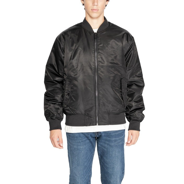 Calvin Klein Jeans Minimalist Black Bomber Jacket