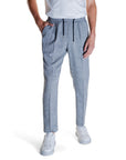 Antony Morato Linen-Blend Ankle Length Slim Fit Pants