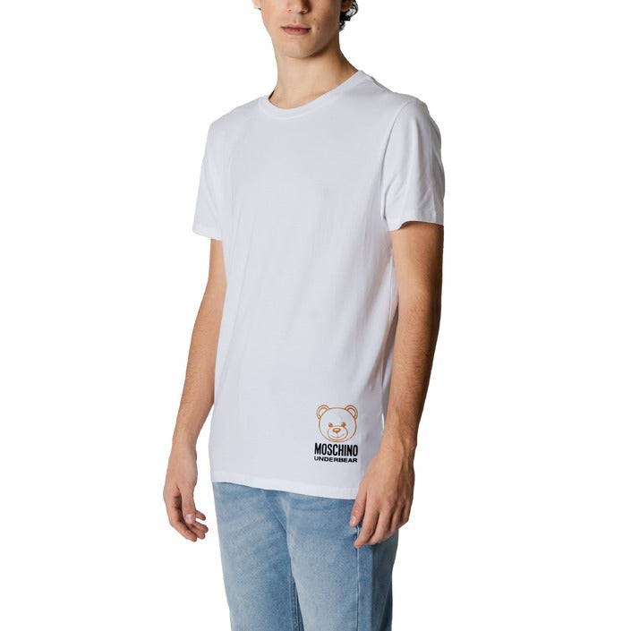 Moschino Logo 100% Cotton Crewneck T-Shirt - Sleepwear & Loungewear