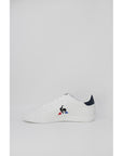 Le Coq Sportif Logo Leather Low Top Lace-Up Sneakers