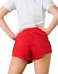 Adidas Logo Athleisure  Shorts - Red