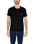 Emporio Armani Logo Pure Cotton T-Shirt - black 