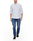 Tommy Hilfiger Jeans Logo Pure Cotton Collar Shirt