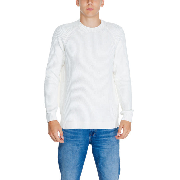 Calvin Klein Jeans Minimalist Ribbed Organic Cotton Knit Sweater