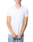 Brian Brome Minimalist 100% Cotton V-Neck T-Shirt