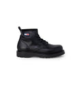 Tommy Hilfiger Jeans Logo Leather Tactical Low Ankle Boots
