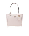 Guess Logo Vegan Leather Solid Color Tote Bag