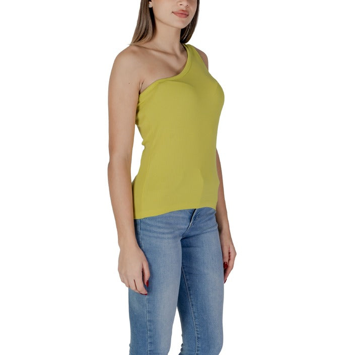 B.Young Cotton One Shoulder Top