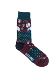 Jack & Jones Festive Christmas Cotton-Blend Midi Quarter Socks - 3 Pack