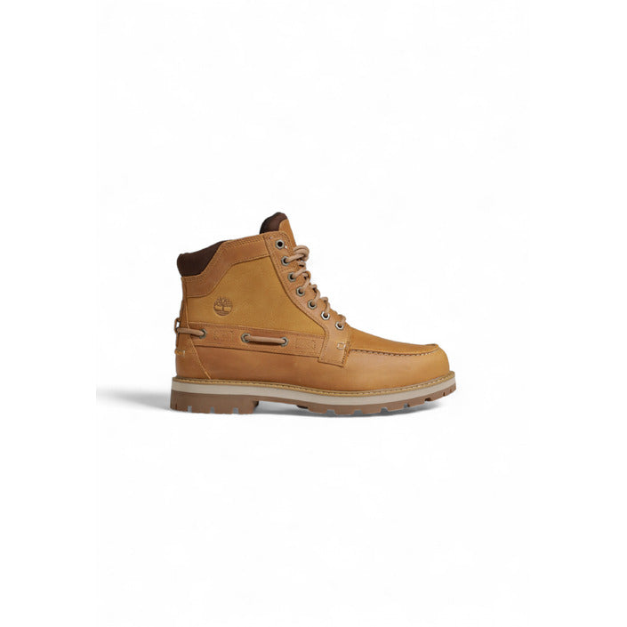 Timberland Logo Genuine Leather Lace-Up Tactical Boots