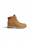 Timberland Logo Genuine Leather Lace-Up Tactical Boots