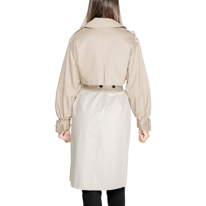 Desigual Cotton Trench Coat Double-Breasted