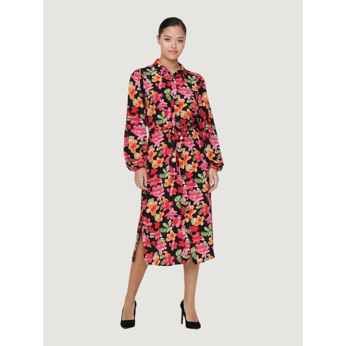 JDY Floral Winter Midi Dress