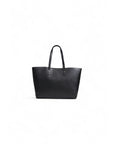 Tommy Hilfiger Logo Black Vegan Leather Tote Bag