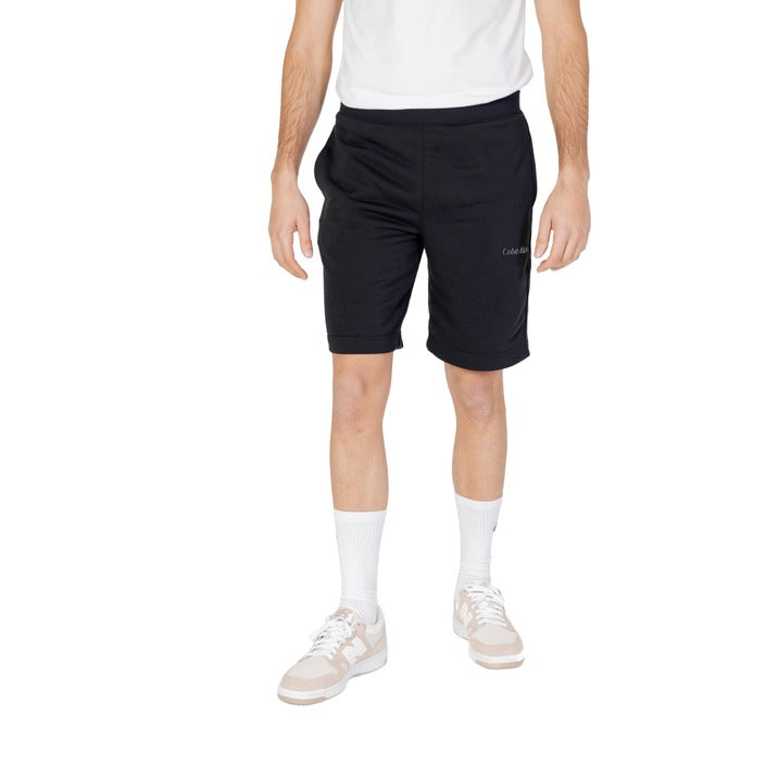 Calvin Klein Sport Logo Athleisure Shorts - Black