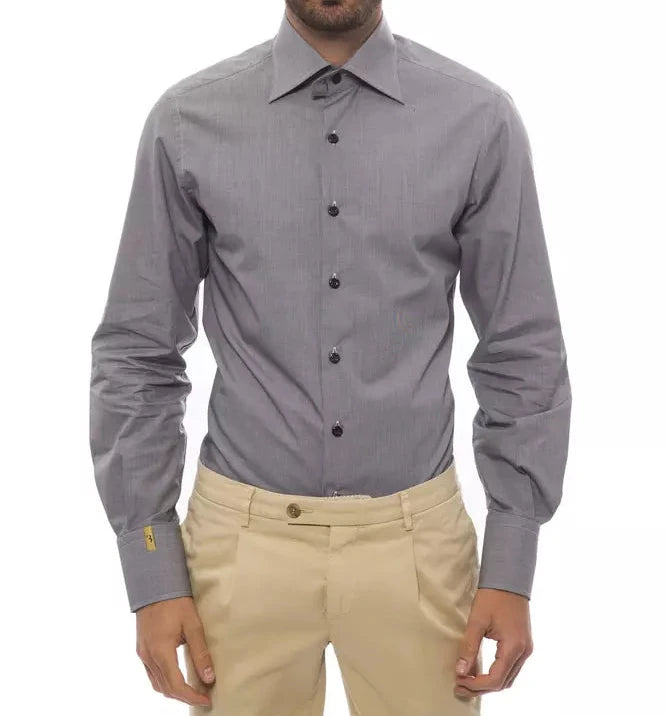 Billionaire Italian Couture Shirt - Gray/Grey