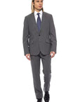 Billionaire Italian Couture Blazer & Pants 2-Piece Suit - Gray/Grey