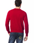 Billionaire Italian Couture Merino Wool Crewneck Sweater - Red