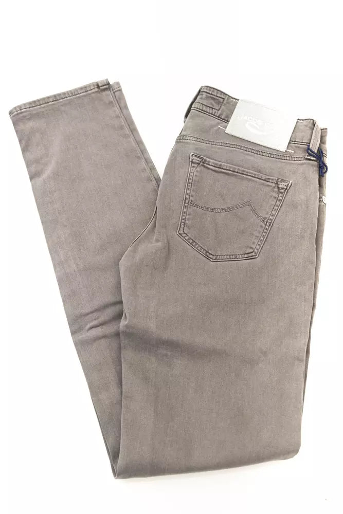 Jacob Cohen Slim Fit Jeans - Light Gray/Grey