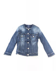 Jacob Cohen Vintage Blue Collarless Denim Jacket