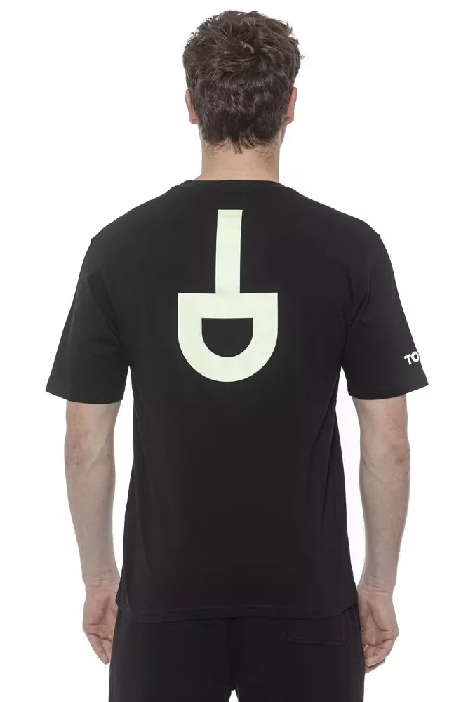 Tond Logo Cotton T-Shirt - Black - Made In Italy