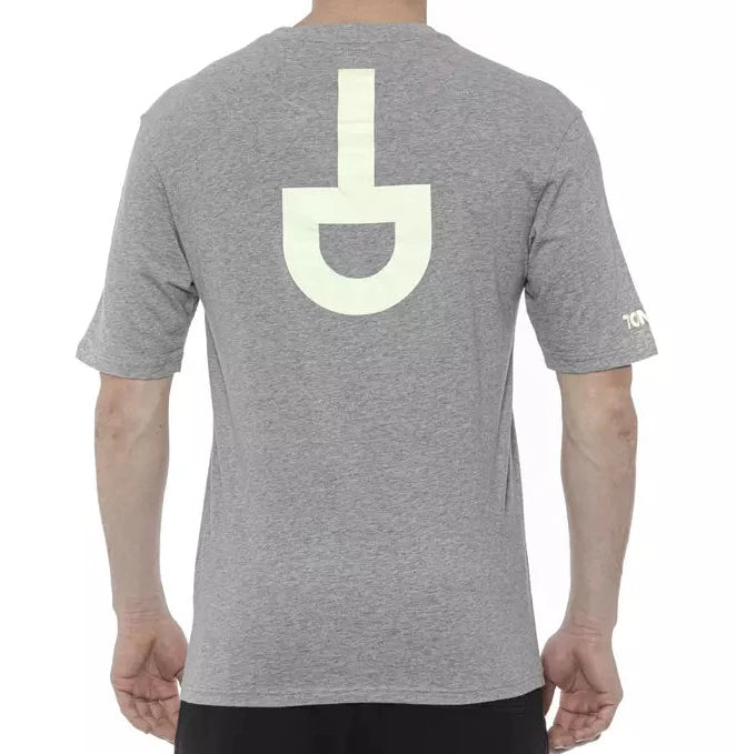 Tond Logo Cotton T-Shirt - Marle Gray/Grey - Made In Italy