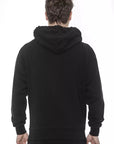 Tond Logo Cotton Hoodie - Made In Italy - Black