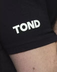 Tond Logo Cotton T-Shirt - Black - Made In Italy