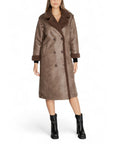 Clerã© Minimalist Faux Wool Lined Longline Coat