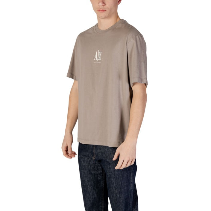 Armani Exchange Logo 100% Cotton Crewneck T-Shirt