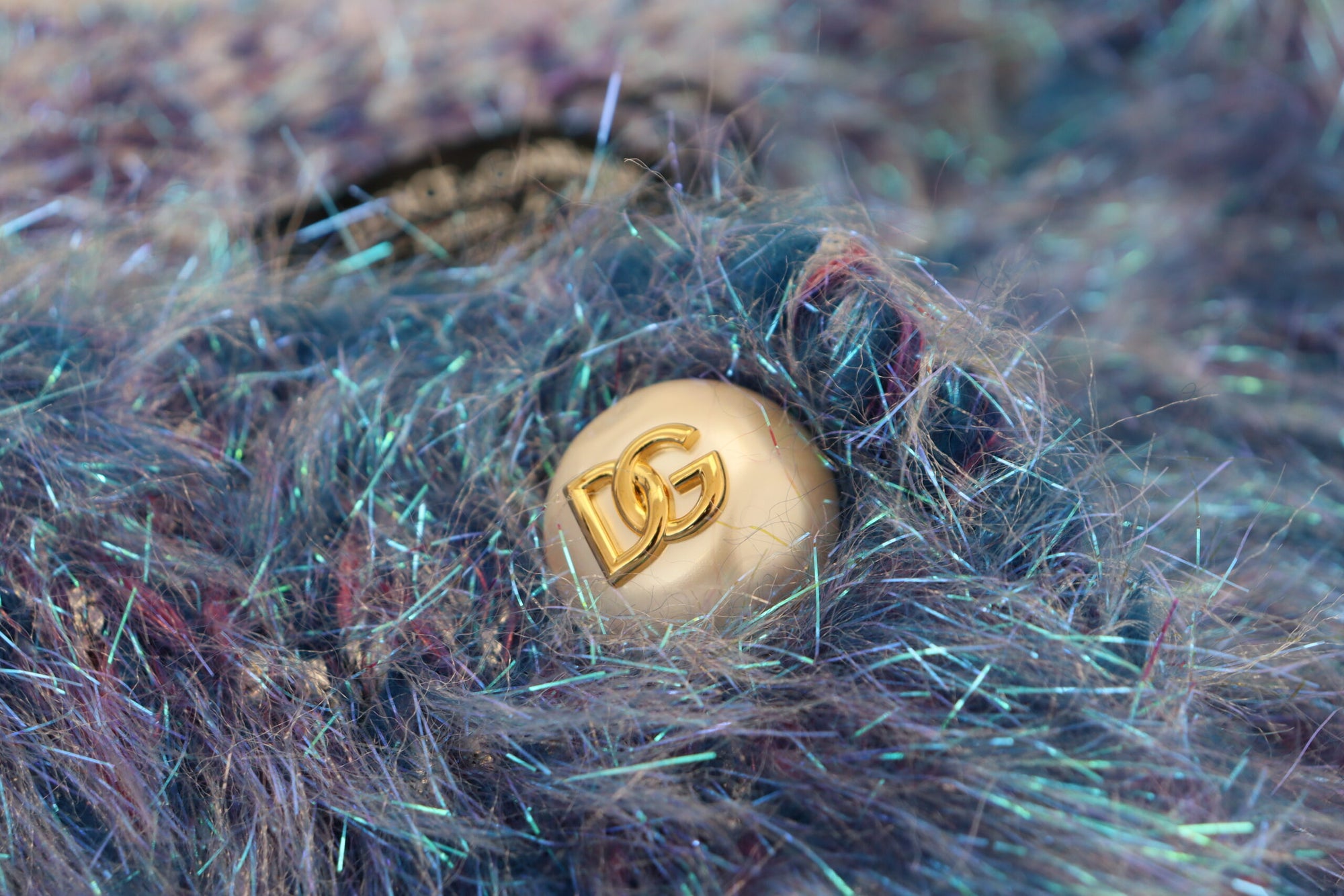 Dolce &amp; Gabbana Wool &amp; Faux Fur Short Coat