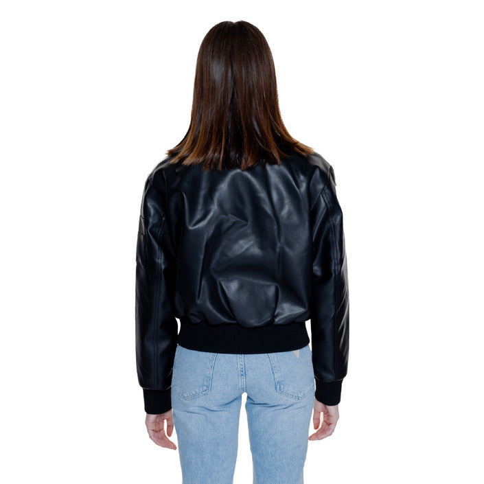 Calvin Klein Vegan Leather Bomber Jacket