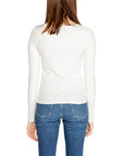 Guess Active Minimalist Athleisure Long Sleeve Top Scoop Neck