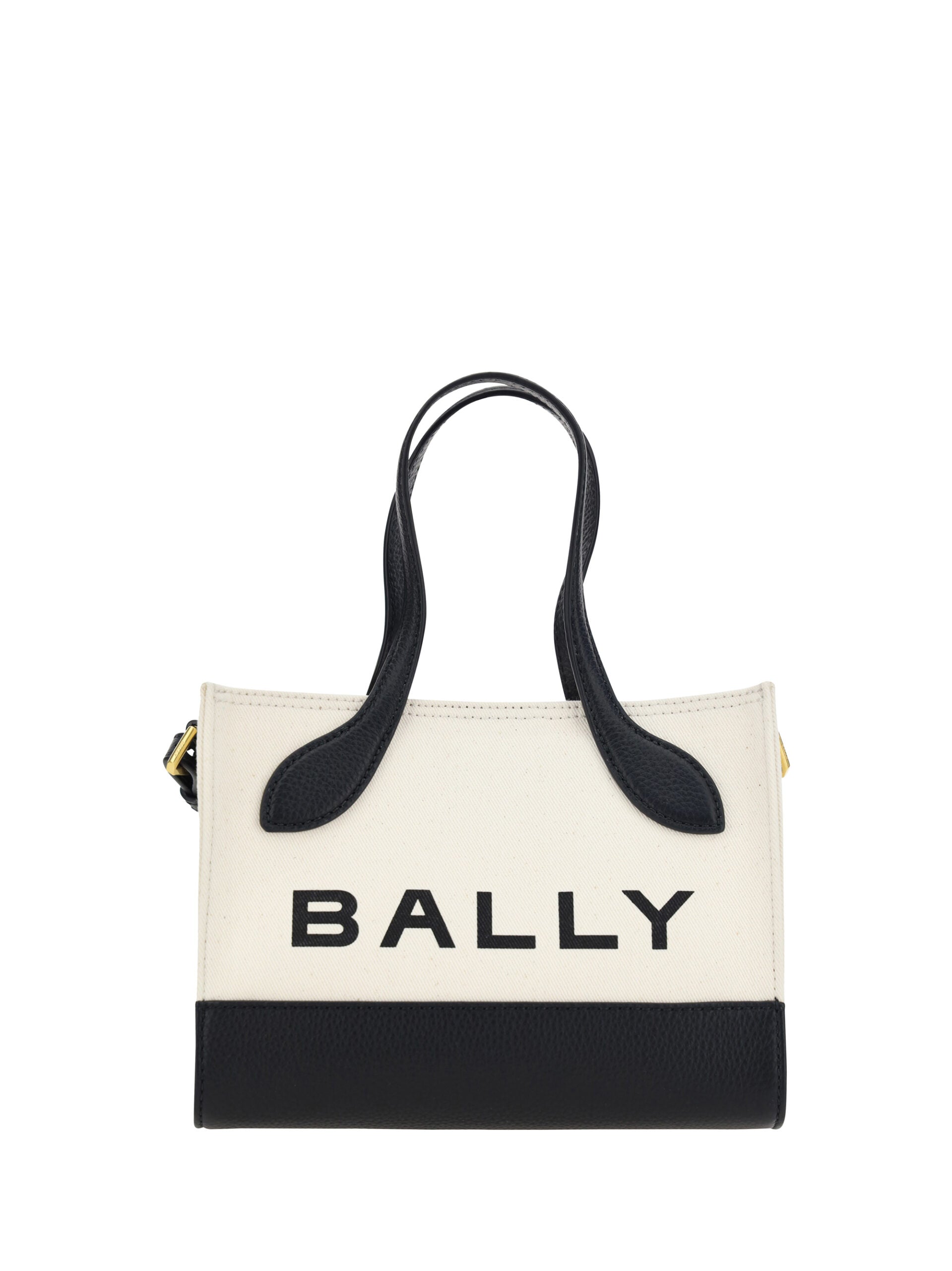 Bally Logo Mini Leather Top Handle Handbag