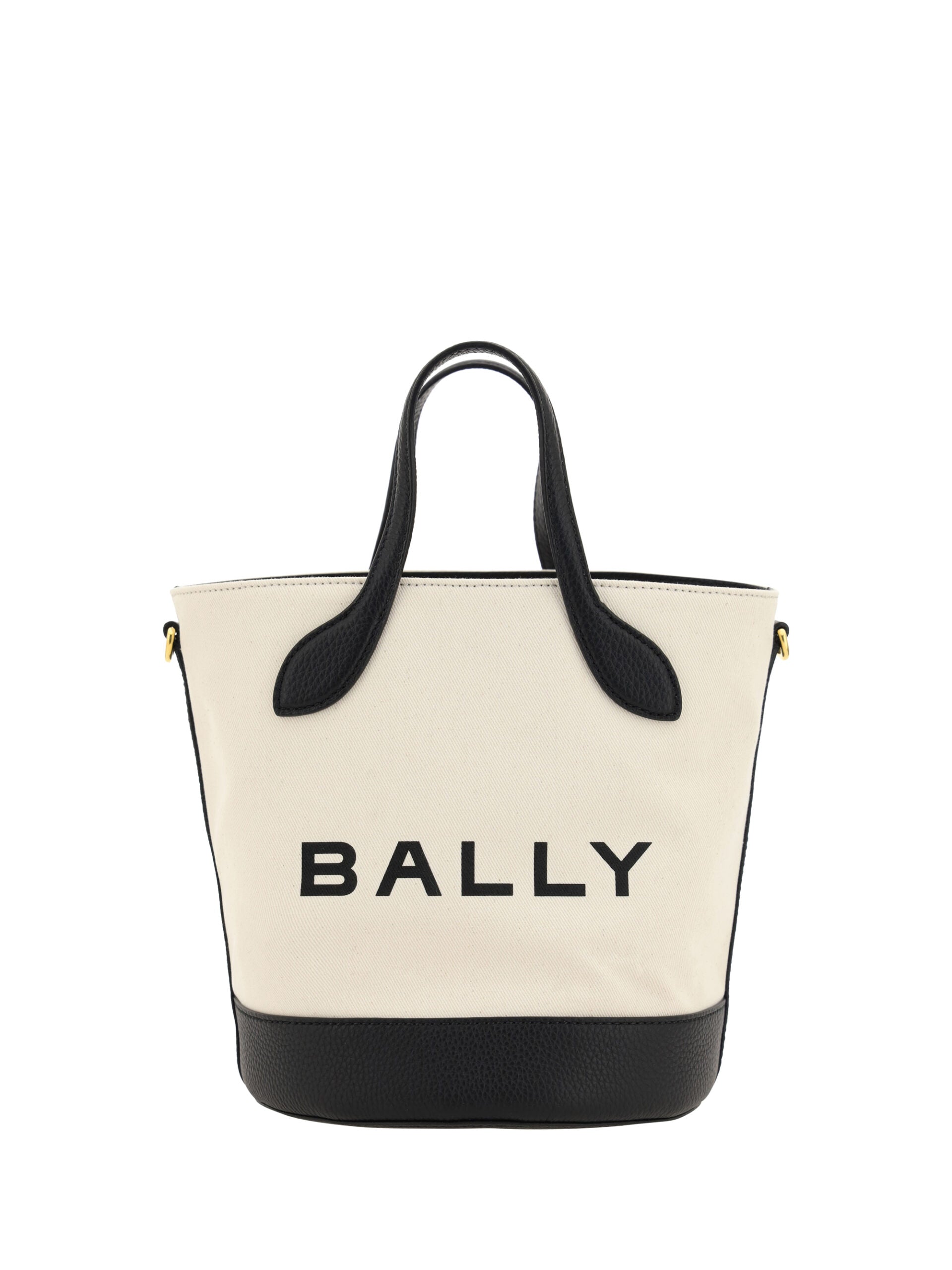 Bally Logo Bucket Bag - Black & White