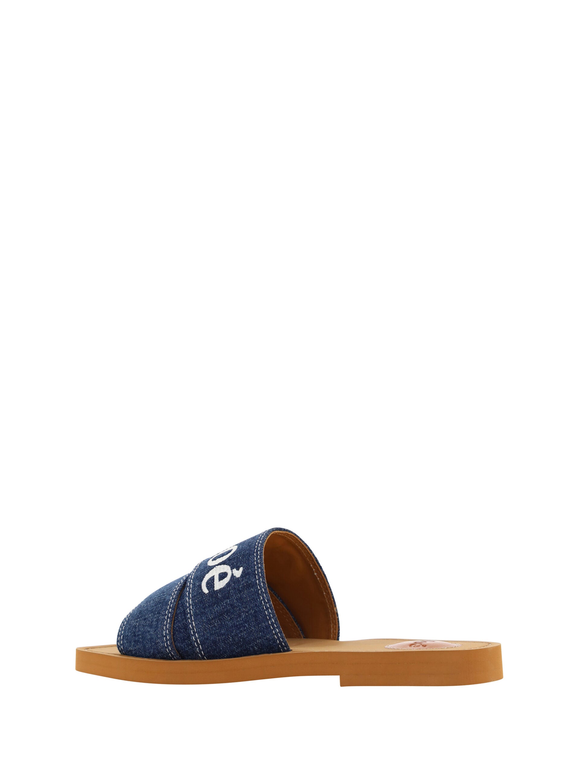 Chloé Denim Resort Flat Sandals