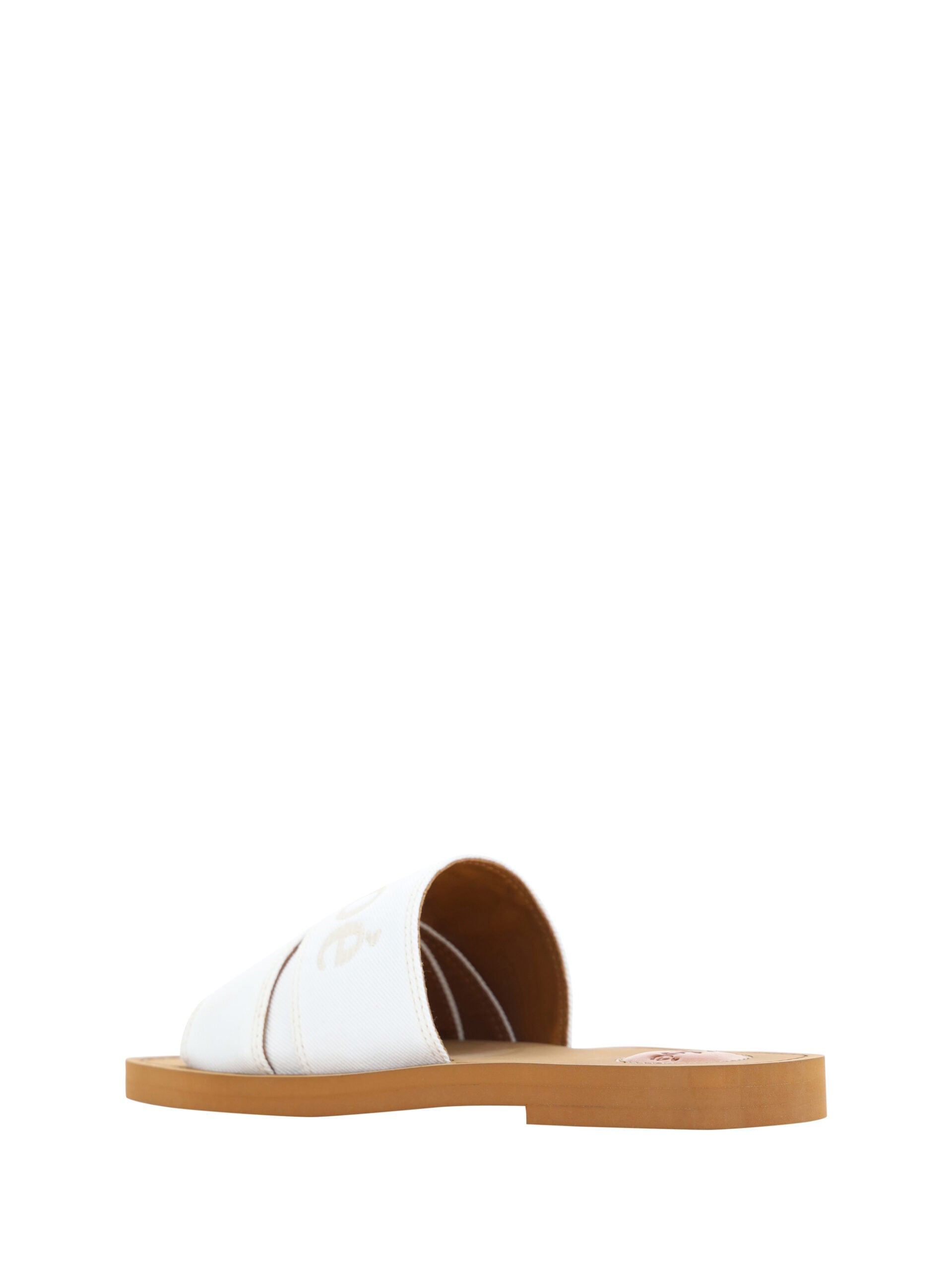 Chloé Cotton Flat Sandals