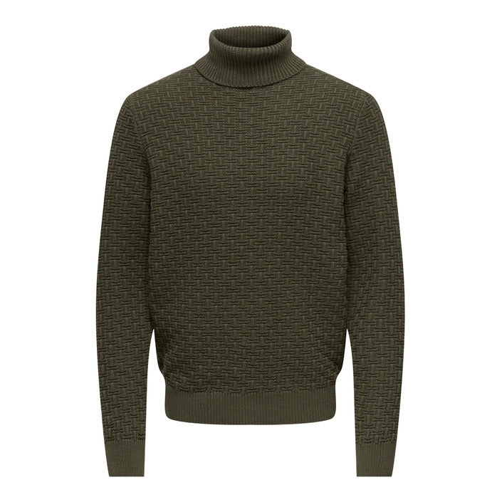 Only & Sons Minimalist Turtleneck 100% Cotton Sweater