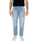 Antony Morato Logo Ripped Regular Fit Crop Jeans